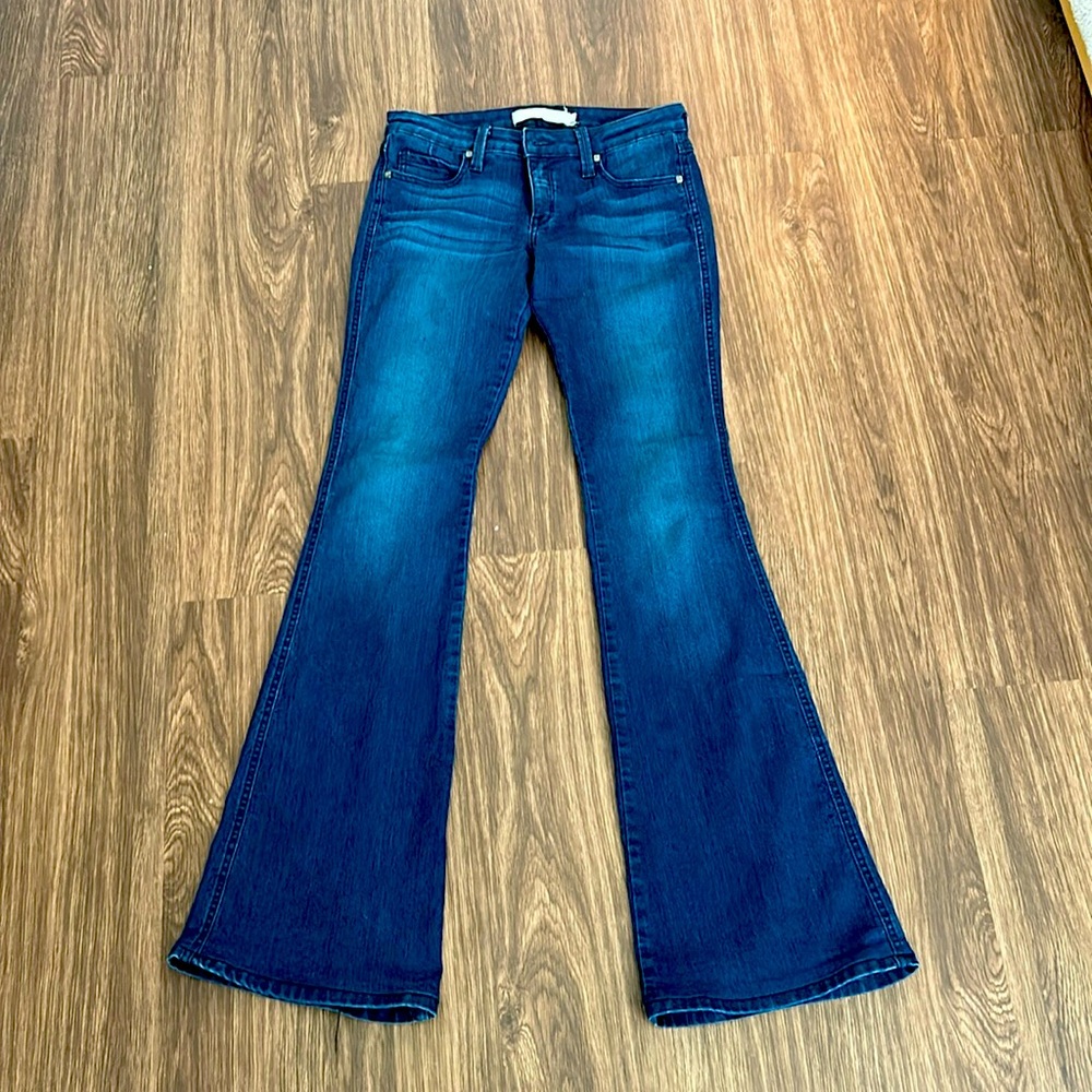 Frankie B low waisted flare denim